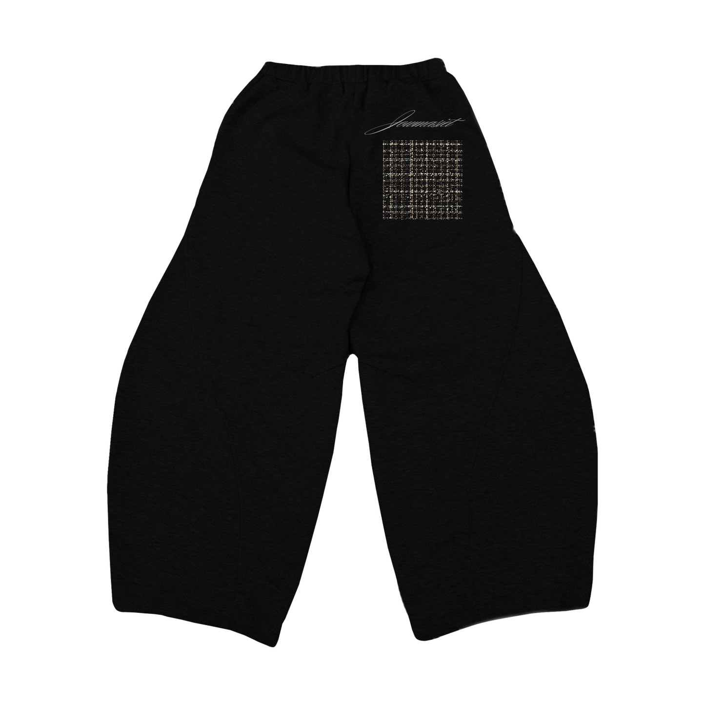 JMS BLACK PATTERN SWEATPANTS