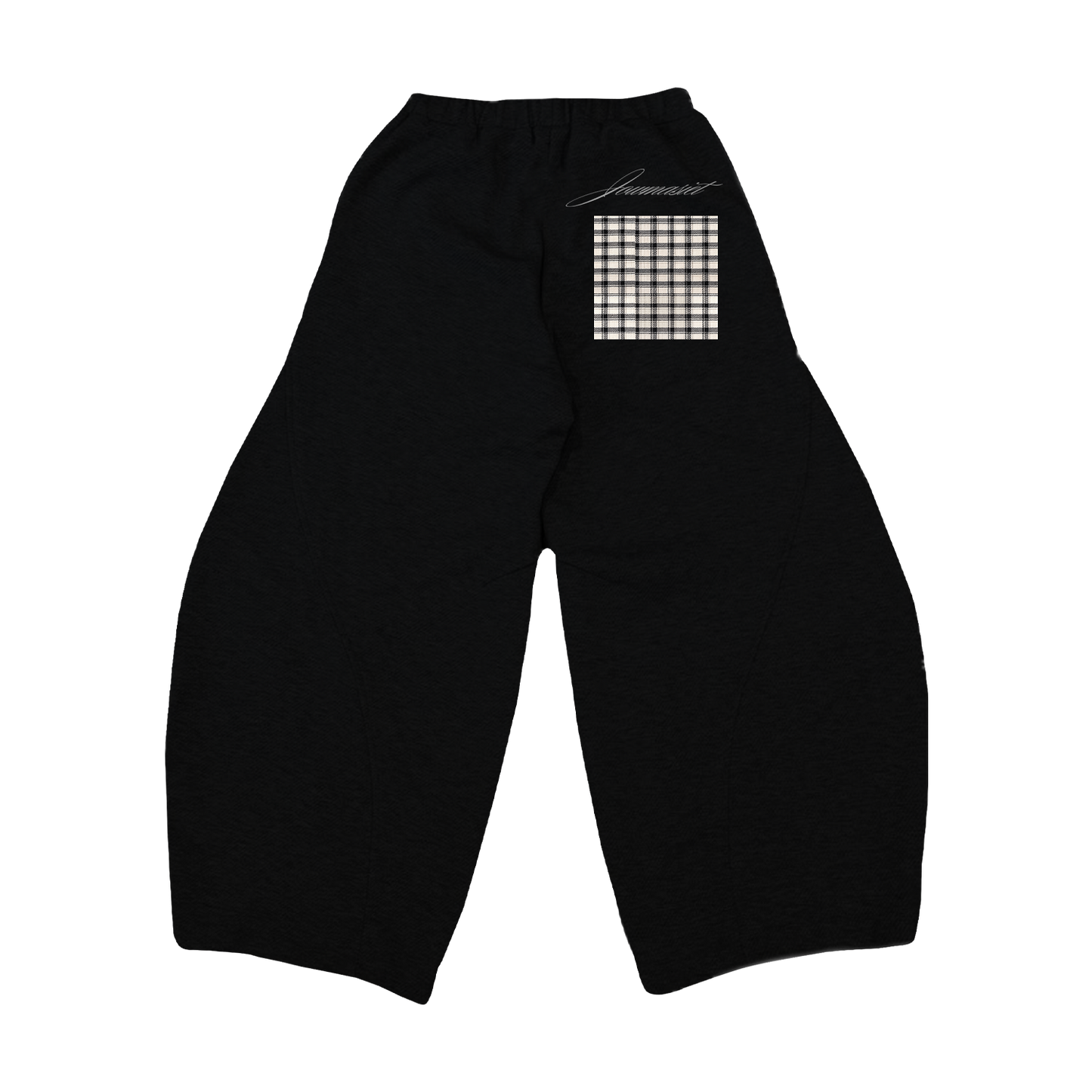 JMS BLACK PATTERN SWEATPANTS