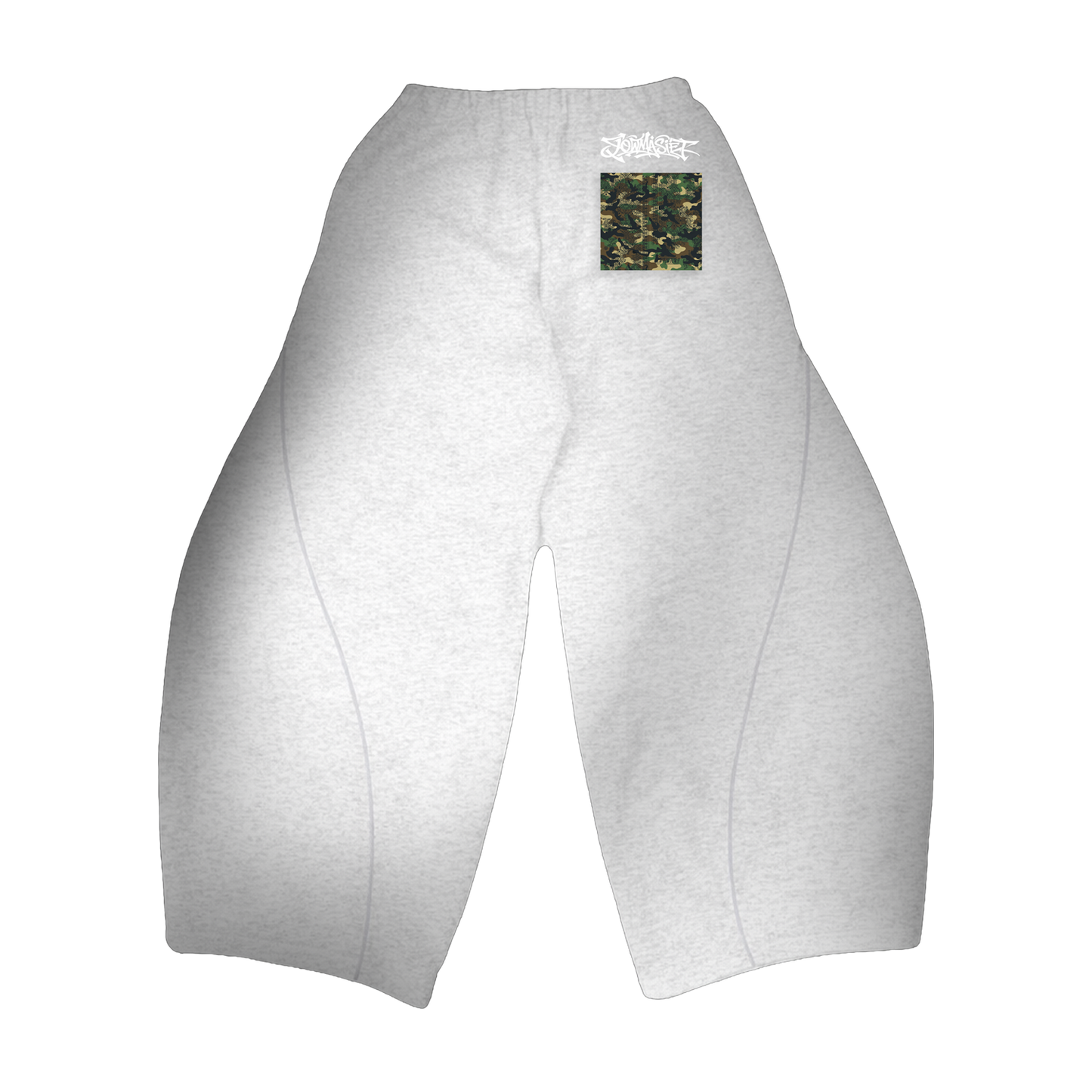 JMS PATCH PATTERN SWEATPANTS