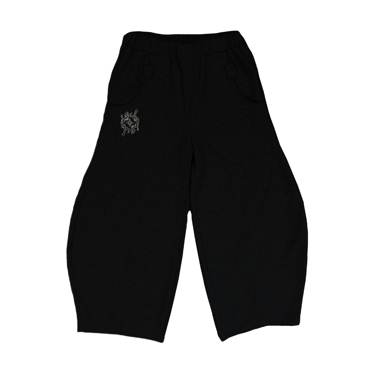 JMS BLACK PATTERN SWEATPANTS