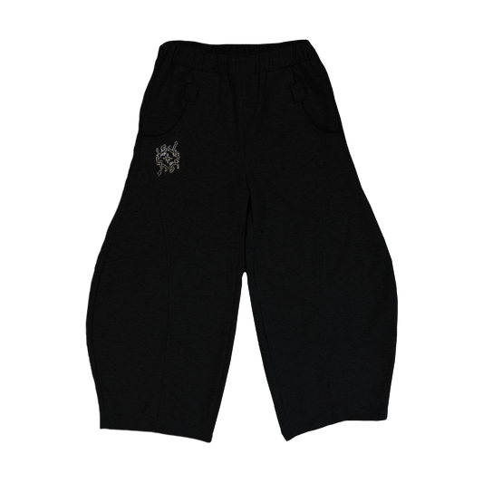 JMS BLACK PATTERN SWEATPANTS