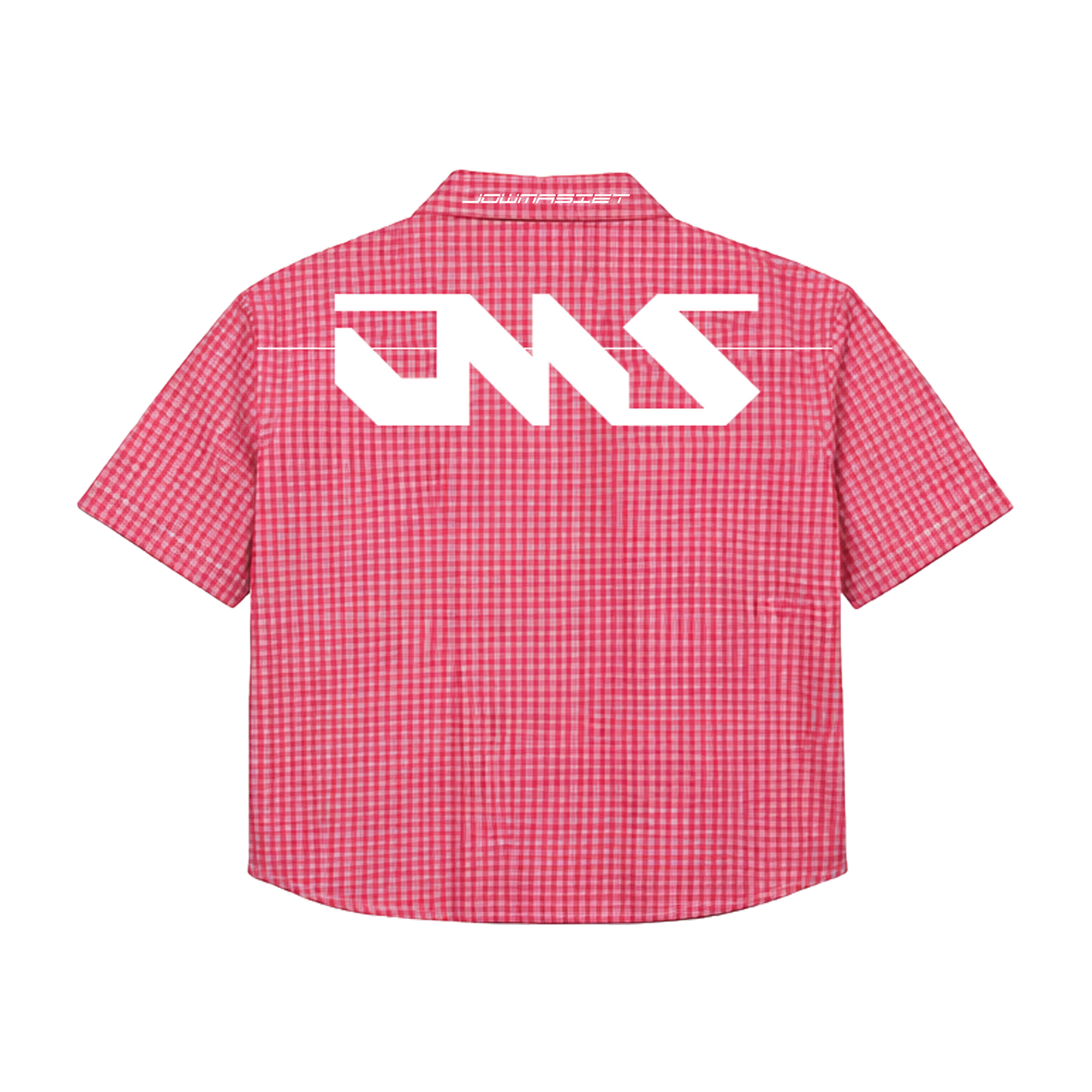 JMS TEE RED PATCH BUTTON UP