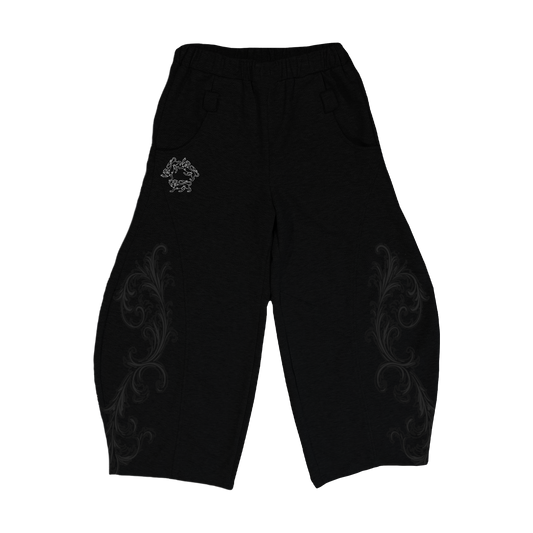 JMS BLACK PATTERN SWEATPANTS