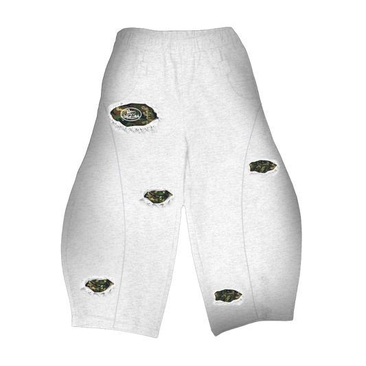 JMS PATCH PATTERN SWEATPANTS