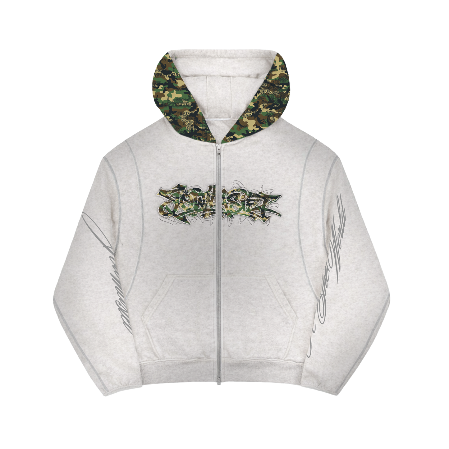 JMS PATCH DOUBLE-ZIP HOODIE