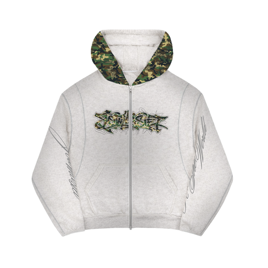 JMS PATCH DOUBLE-ZIP HOODIE