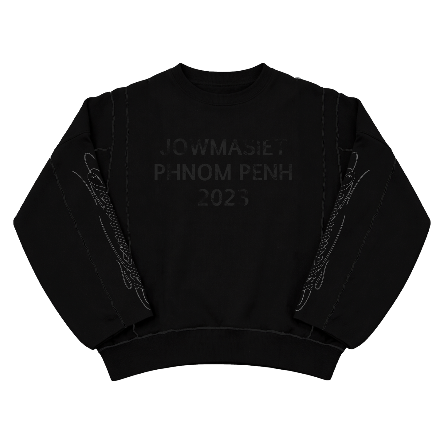 JMS BLACK REVERSIBLE SWEATER